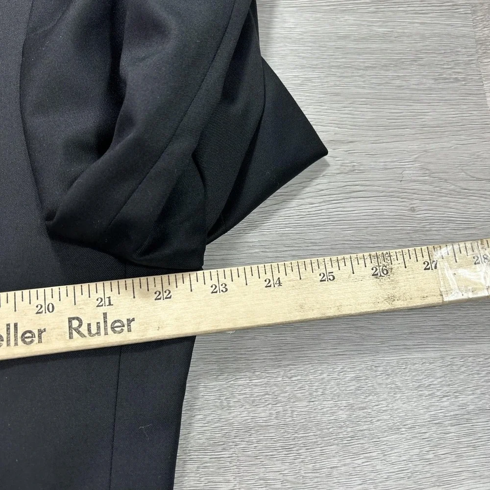 Hugo Boss Suit Jacket Mens 44R Black Wool Trabaldo Togna Super 120 2 Button